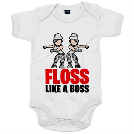 Body bebé parodia viciando jugando juntos floss like a boss