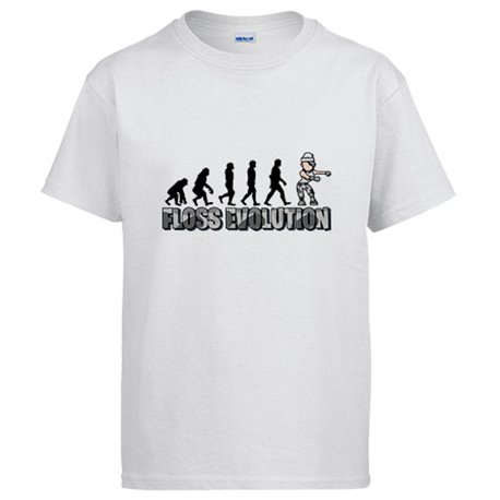 Camiseta parodia Floss Evolution