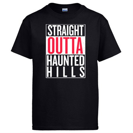 Camiseta Straight Outta Haunted Hills