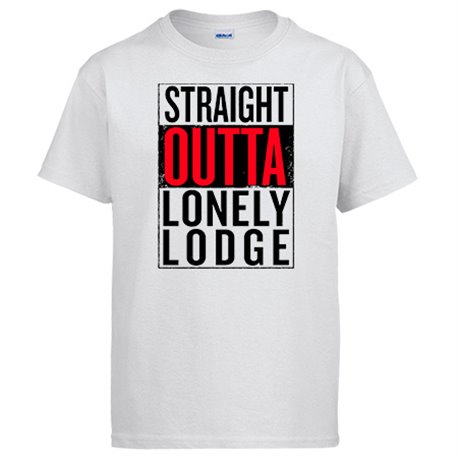 Camiseta Straight Outta Lonely Lodge