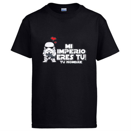 Camiseta Star Wars mi imperio eres tu personalizable con nombre