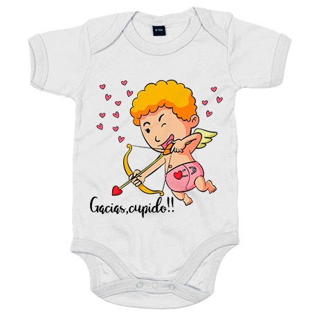 Body bebé gracias Cupido San Valentín día de los enamorados