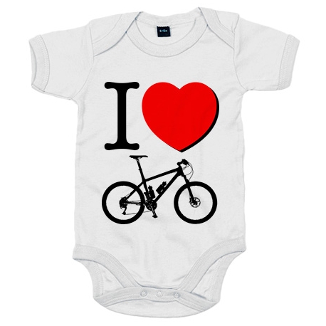 Body bebé I Love bicicleta