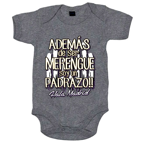 Body bebé además de ser Merengue soy un padrazo Madrid fútbol