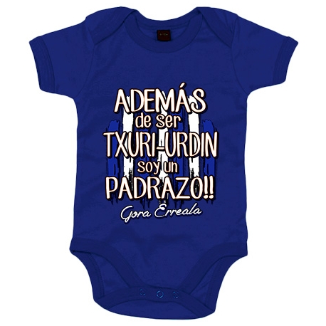 Body bebé además de ser Txuri Urdin soy un padrazo futbolero de San Sebastián