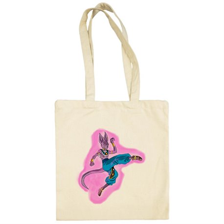 Bolsa de tela Beerus el Dios de la Destrucción luchando