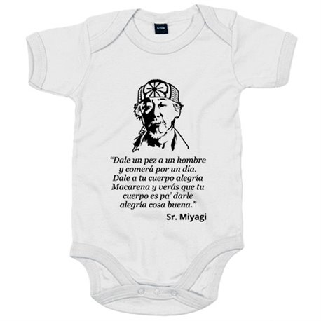 Body bebé frase cachonda Sr Miyagi