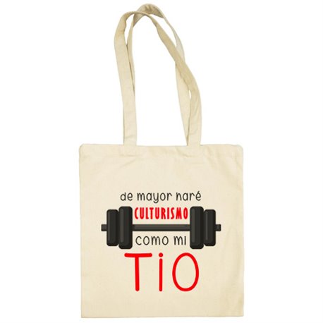 Bolsa de tela de mayor haré culturismo como mi Tio