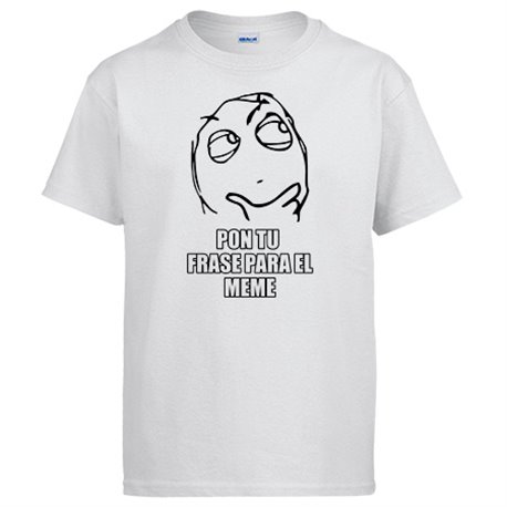 Camiseta personalizable con nombre dinos tu frase para el meme