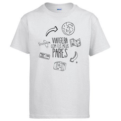Camiseta viatgera com els meus pares