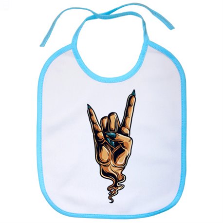 Babero mano Cuernos del Diablo