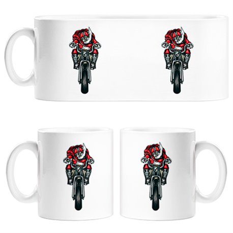 Taza motero Papa Noel