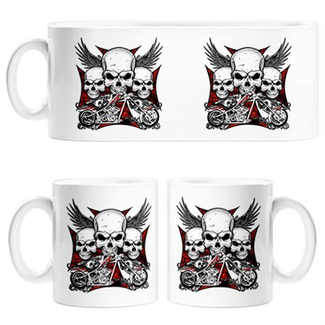 Taza para moteros cañeros