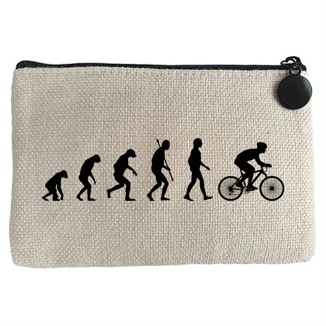 Monedero Cyclist Evolution la evolución del ciclista ciclismo bicicleta bici