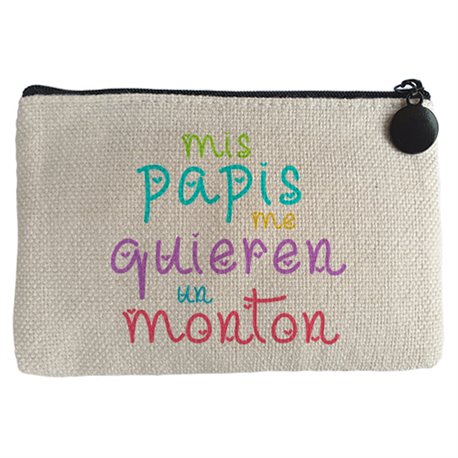 Monedero Mis papis me quieren un montón