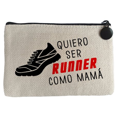 Monedero Quiero ser runner como mamá