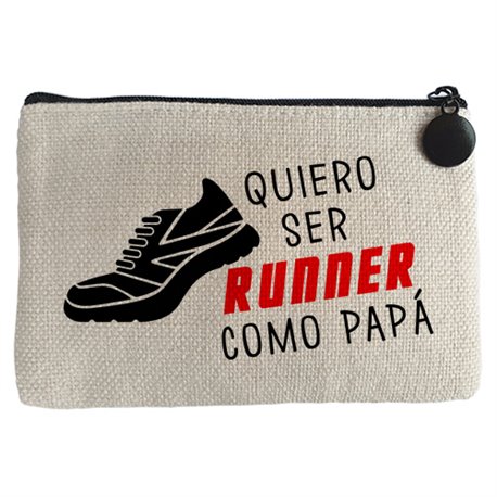 Monedero Quiero ser runner como papá