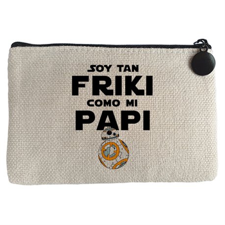 Monedero Star Wars BB8 Soy tan friki como papi