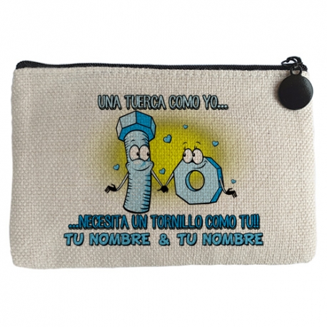 Monedero frase de amor  personalizable con nombre