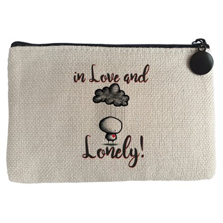 Monedero In Love And Lonely frase enamorados