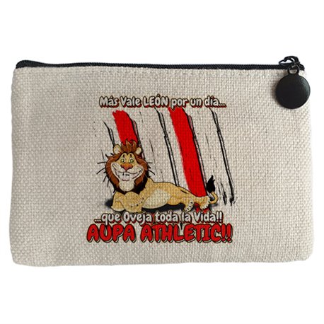 Monedero león por un día Aupa Athletic