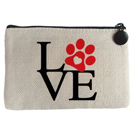 Monedero Love amor perro animales