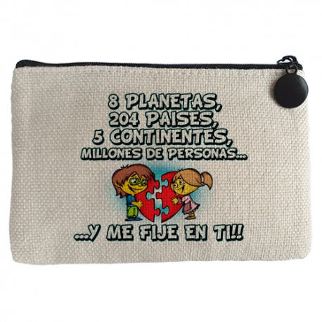 Monedero regalo frase de amor San Valentín