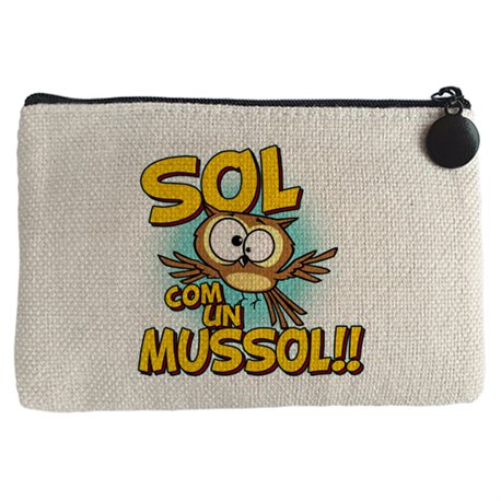 Monedero Sol com un mussol