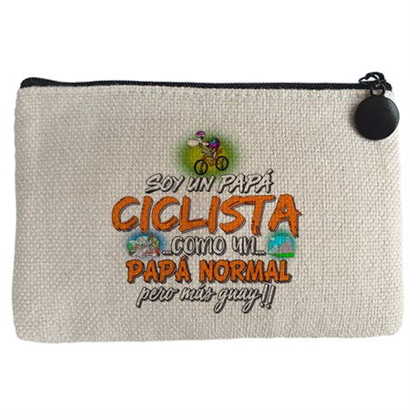 Monedero soy un papá ciclista como un papá normal pero más guay