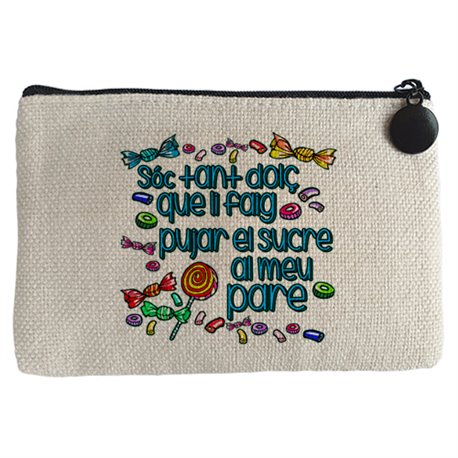 Monedero Sóc tant dolç que li faig pujar el sucre al pare