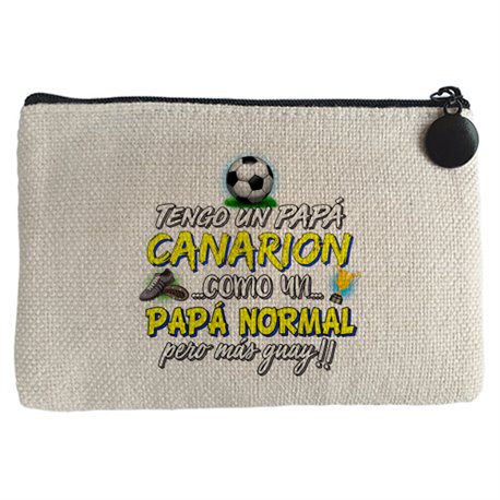 Monedero tengo un papá Canarión como un papá normal pero más guay