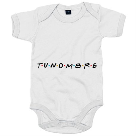 Body bebé para fan de Friends personalizable con nombre