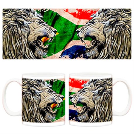 Taza Sudáfrica leones