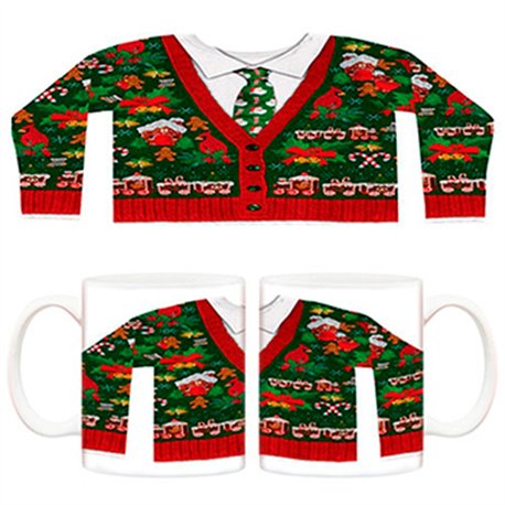 Taza traje elegante Navidad