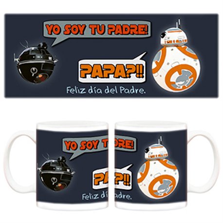 Taza Día del padre Star Wars papi BB-8