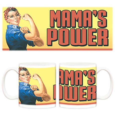 Taza Día de la madre Mama's power We Can Do It