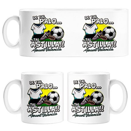 Tazas De tal palo tal astilla Valencia fútbol