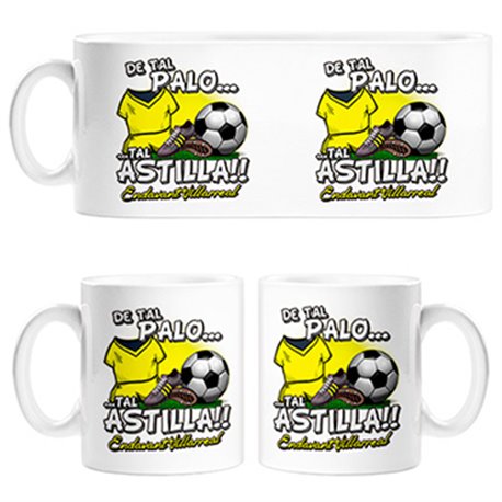 Tazas De tal palo tal astilla Villarreal fútbol