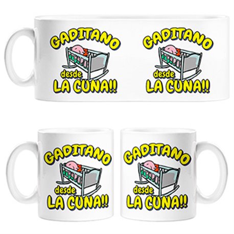 Tazas Gaditano desde la cuna Cádiz fútbol