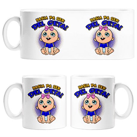 Tazas nacida para ser del Geta Getafe fútbol