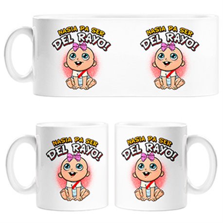 Tazas nacida para ser del Rayo fútbol