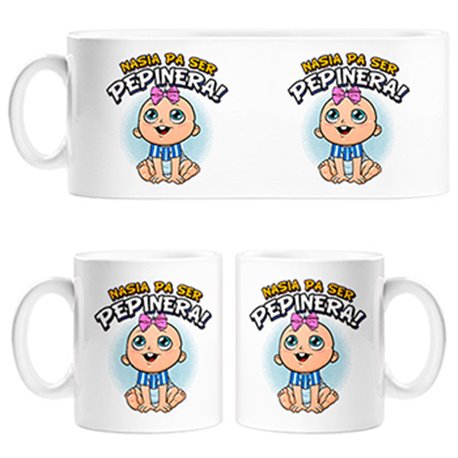 Tazas nacida para ser Pepinera Leganés fútbol