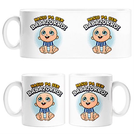Tazas nacido para ser Babazorro Alavés fútbol