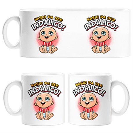 Tazas nacido para ser Indálico fútbol