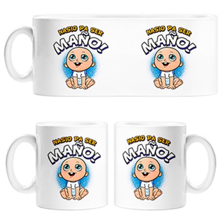 Tazas nacido para ser Maño Zaragoza fútbol