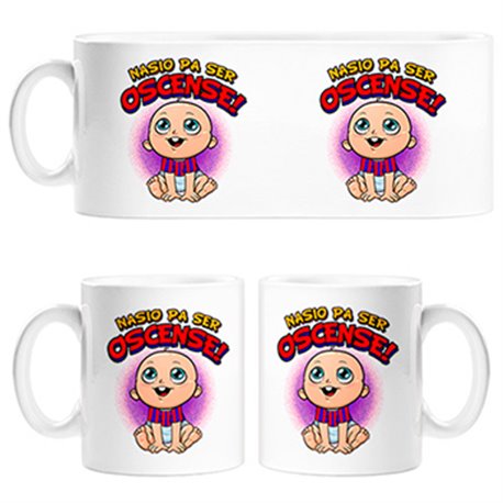 Tazas nacido para ser Oscense Huesca fútbol