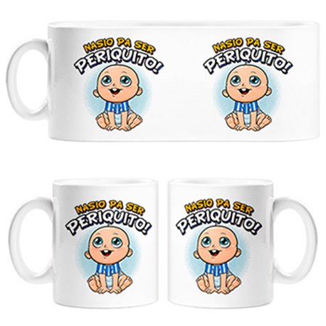 Tazas nacido para ser Periquito Espanyol fútbol