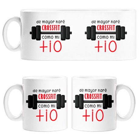 Taza De mayor haré Crossfit como mi tío