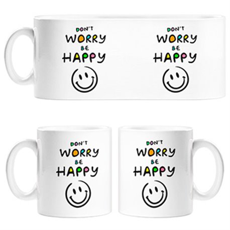 Taza Don't Worry Be Happy