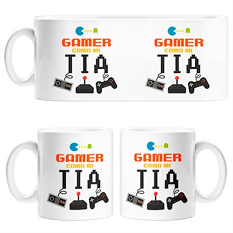 Taza Gamer como mi tía
